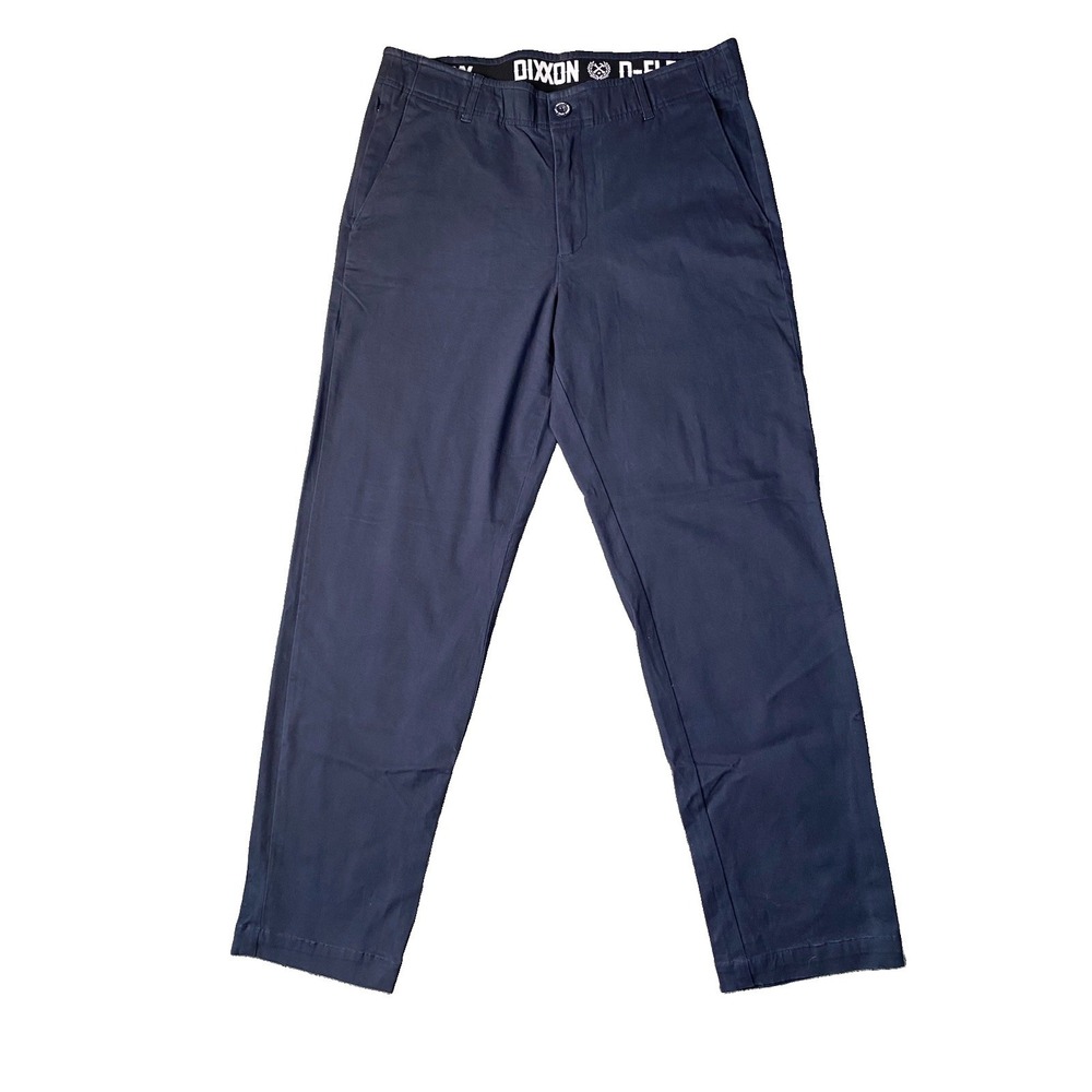 Dixxon Flannel Co D-Flexx Chino Pants Mens 36x30 Black Stretch Work Trousers